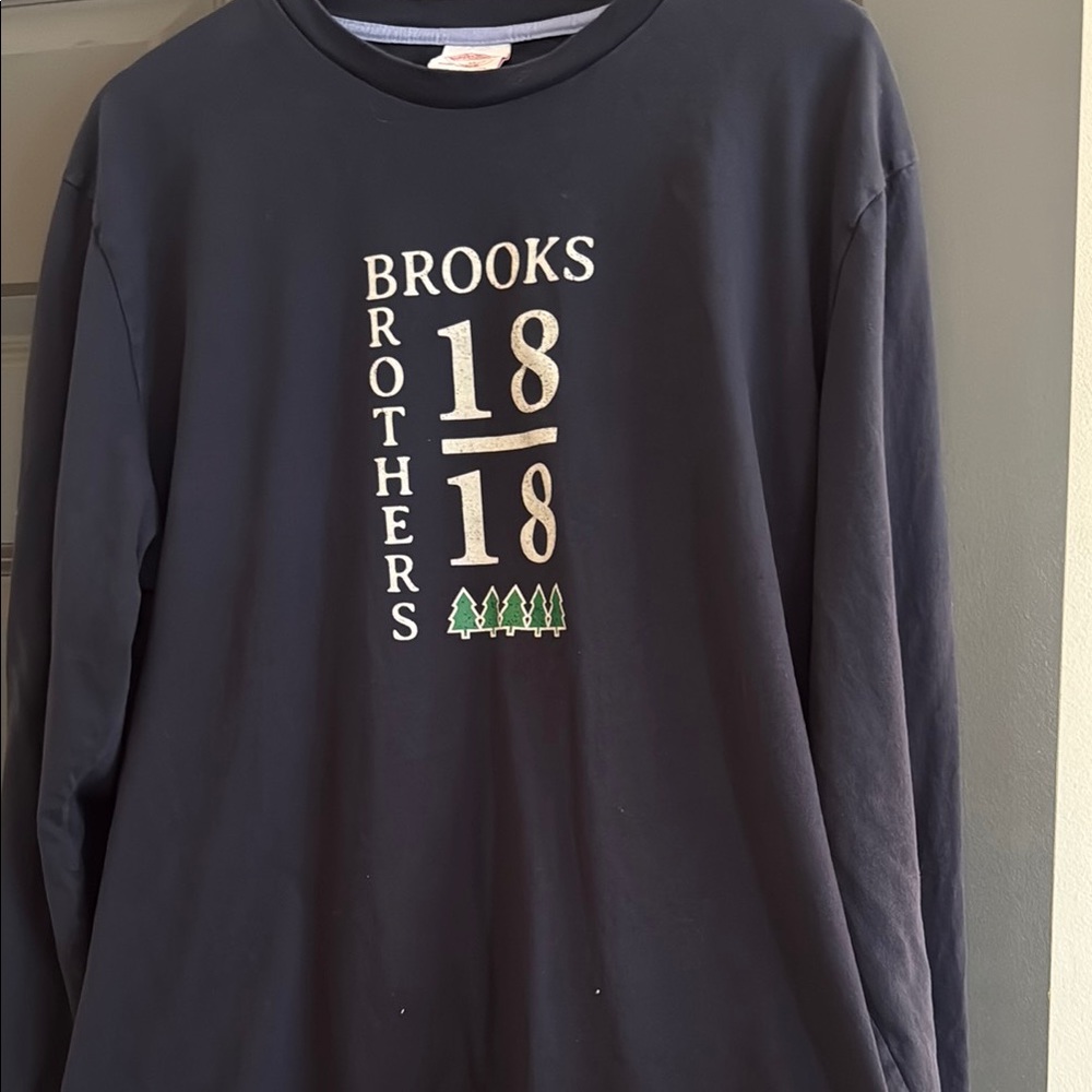Brooks Brothers Navy Long Sleeve Shirt